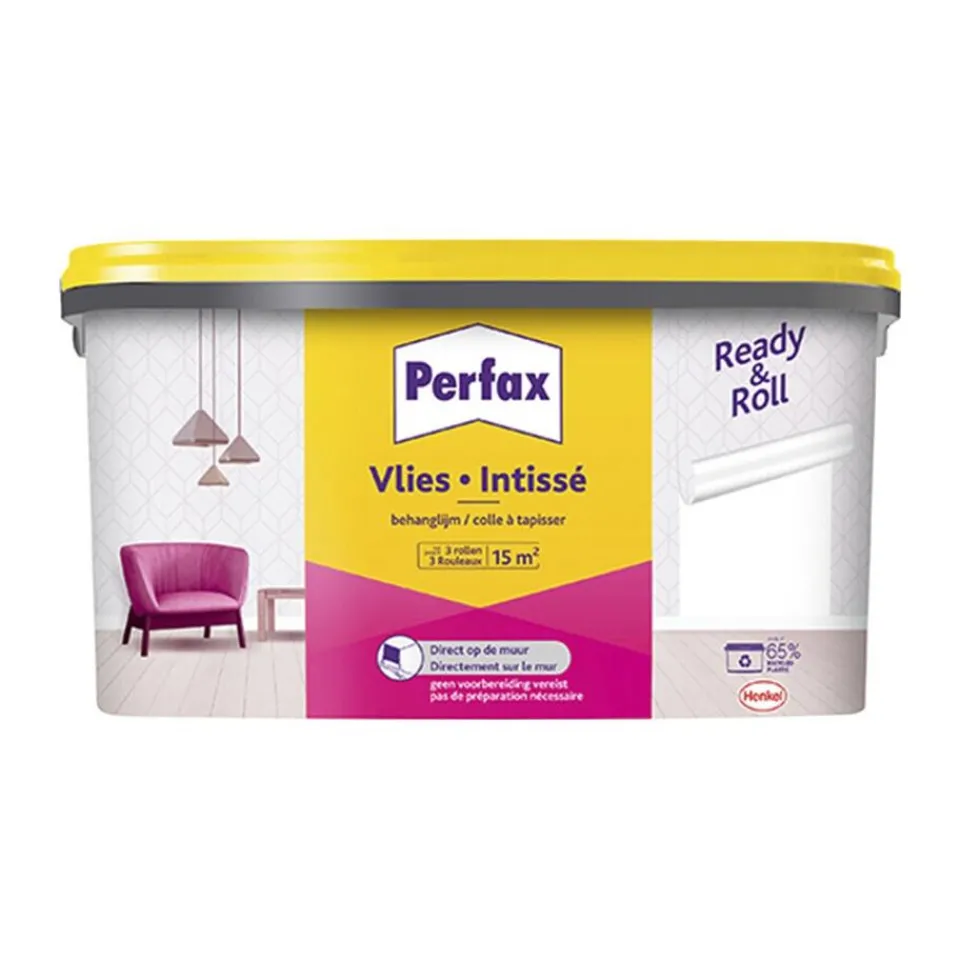 Behanglijm Ready & Roll Perfax 2,2 kg^ Behanggereedschap & Plaksel