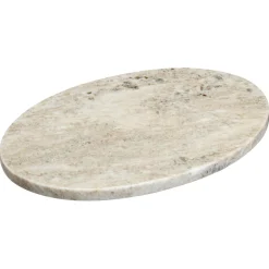 Decoratieplateau Organisch Marmer - Ø30 cm^ Decoratie Schalen|Kaarsenplateaus