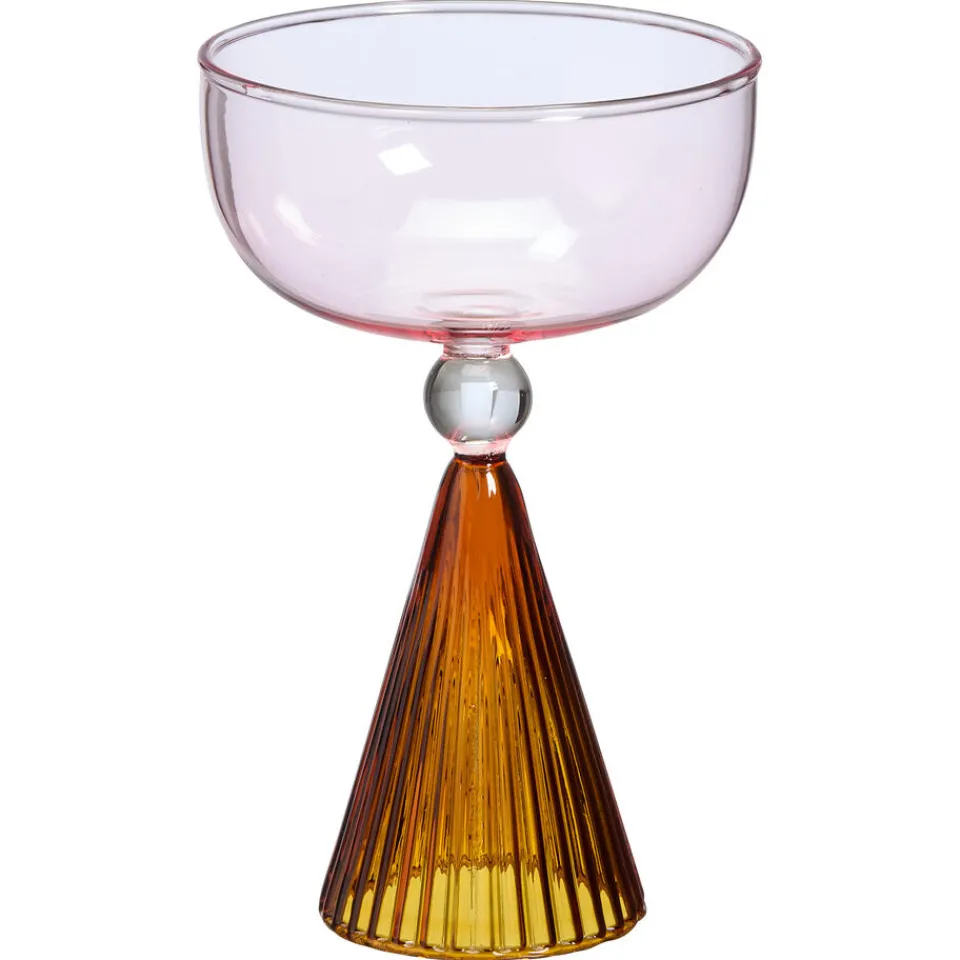 Drinkglas Nouveau Roze/Amber - 200 ml^ Glazen