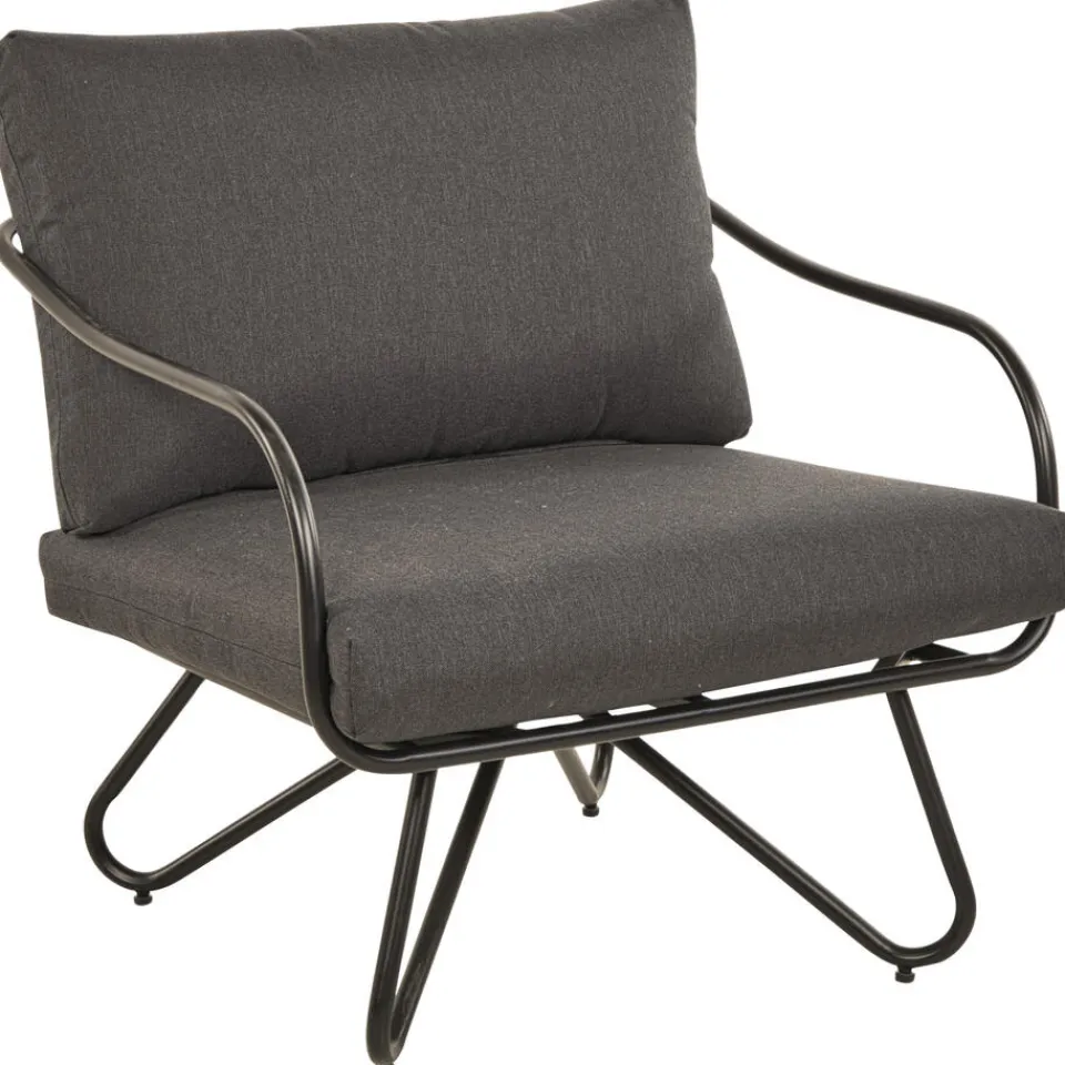 Fauteuil Bologna Antraciet^ Tuinstoelen