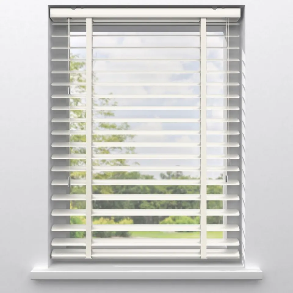 Fenstr Aluminium Jaloezie Carlin Offwhite 50mm^ Jaloezieën|Aluminium Jaloezieën