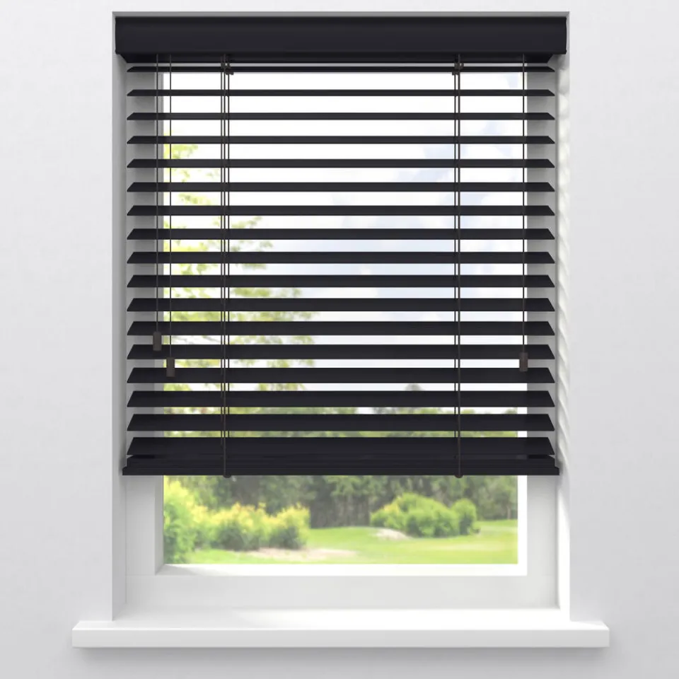 Fenstr Bamboe Jaloezie Wietze 50mm^ Jaloezieën