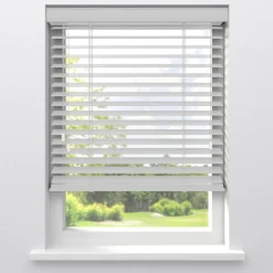 Fenstr Houten Jaloezie Hein Off-White 50mm^ Jaloezieën|Houten Jaloezieën