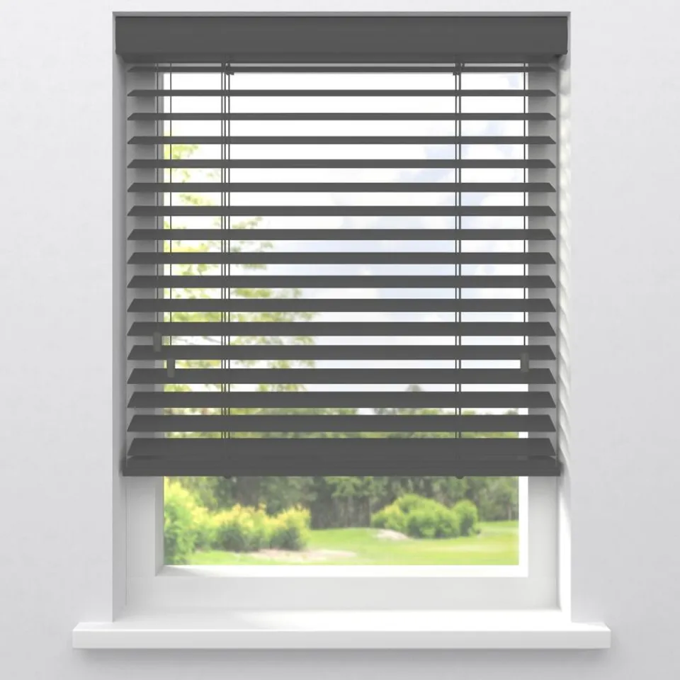 Fenstr Houten Jaloezie Wouter Midden 50mm^ Jaloezieën|Houten Jaloezieën