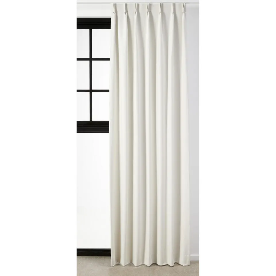 Gordijn David Off-White^ Gordijnen|Verduisterende Gordijnen