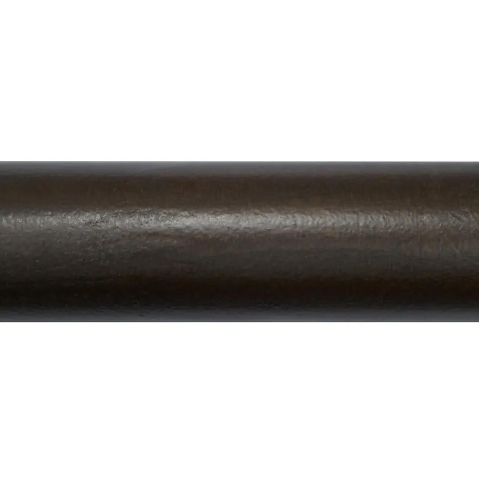 Gordijnroede 200cm Walnoot Hout Ø28mm^ Gordijnroedes