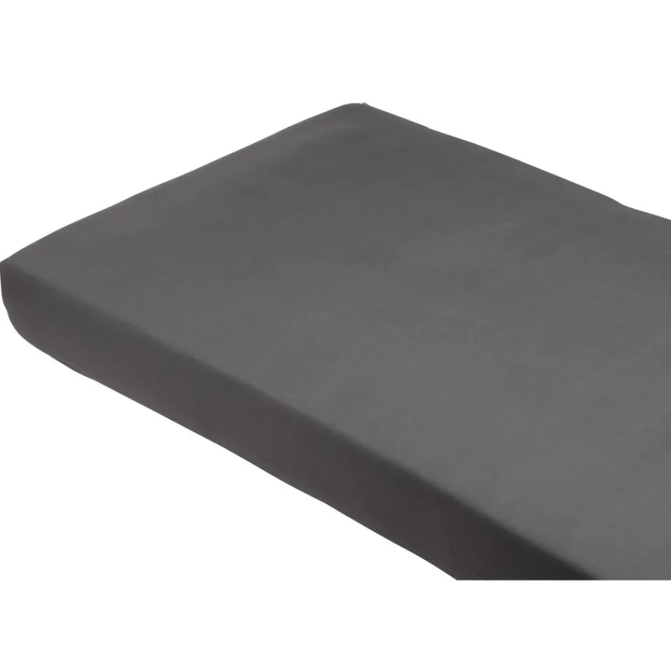 Hoeslaken Katoen Antraciet - 80x200cm 200x80 cm^ Beddengoed