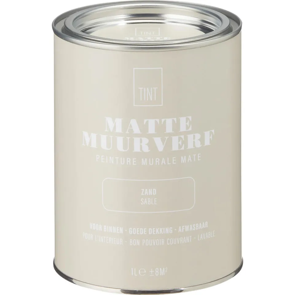 Muurverf Mat Zand 1 l^ Muurverf
