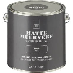 Muurverf Mat 2.5 l^ Muurverf