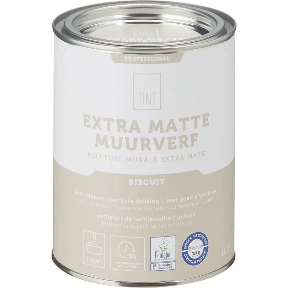 Muurverf Professional Biscuit 1 l^ Muurverf