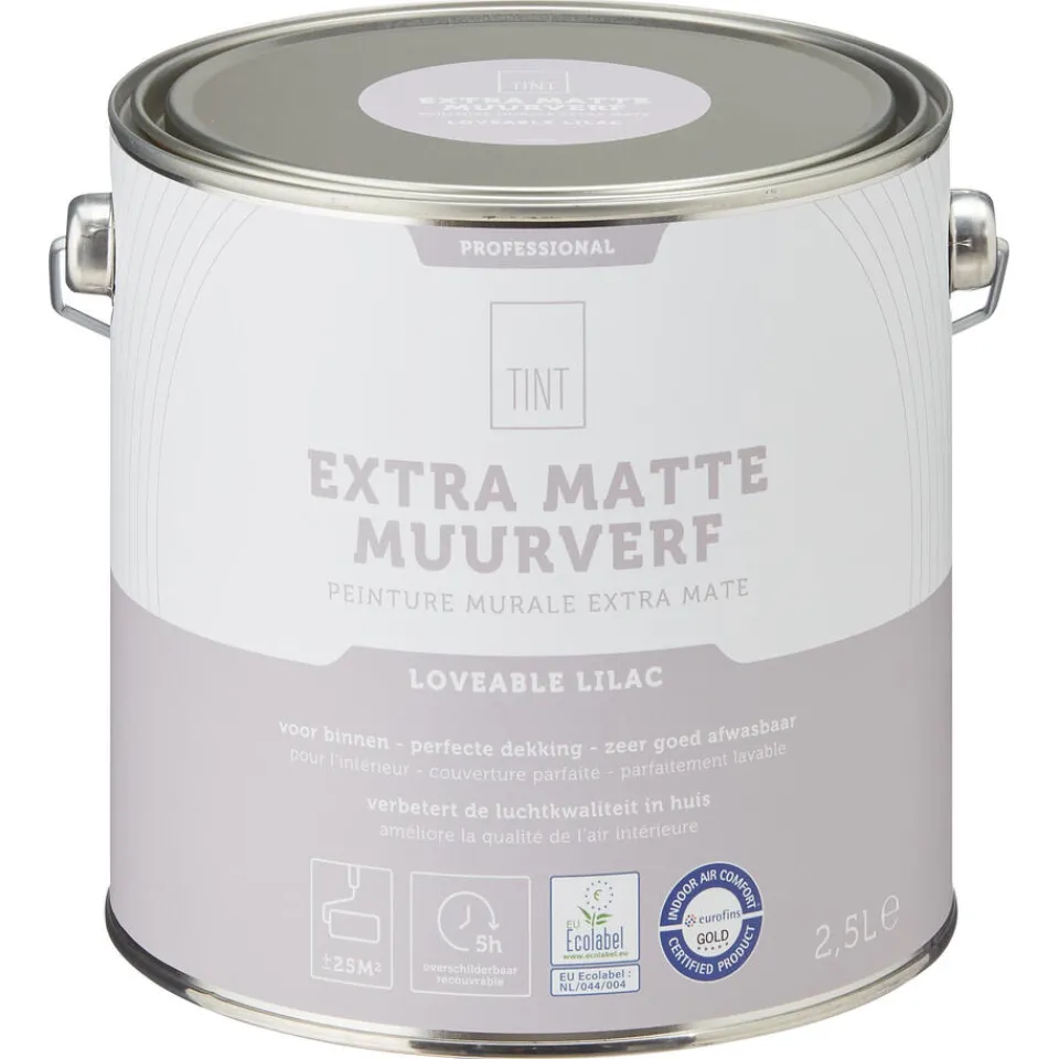 Muurverf Professional Lovable Lilac 2.5 l^ Muurverf