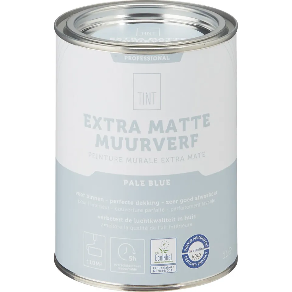 Muurverf Professional Pale Blue 1 l^ Muurverf