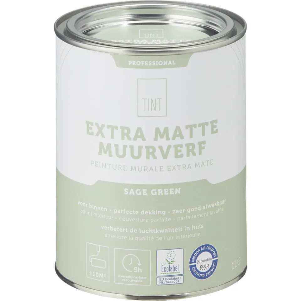 Muurverf Professional Sage Green 1 l^ Muurverf