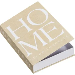 Opbergboek Home 21x30x5 cm^ Decoratieve Opbergdozen