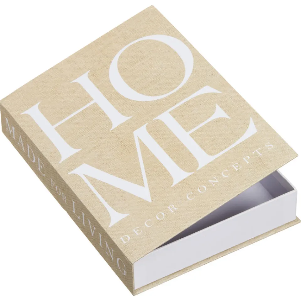 Opbergboek Home 21x30x5 cm^ Decoratieve Opbergdozen