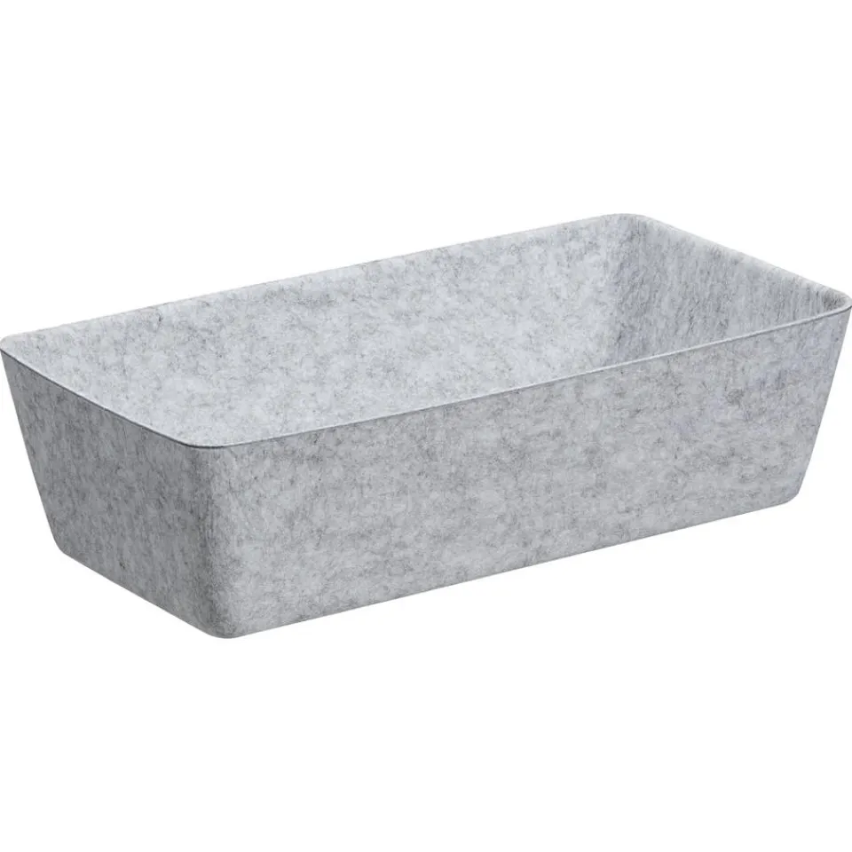 Opbergmand Vilt 38x18,5x10cm^ Decoratieve Opbergdozen