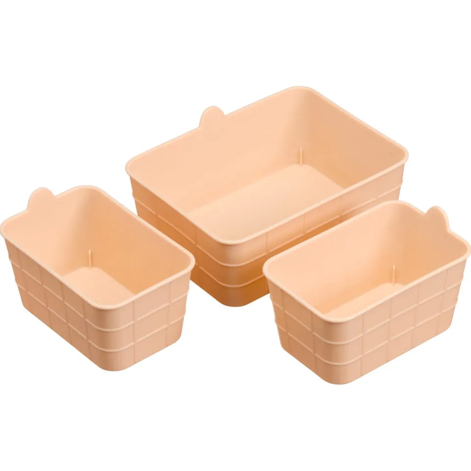 Opbermand Mini - 3 Stuks^ Opbergboxen & Lades