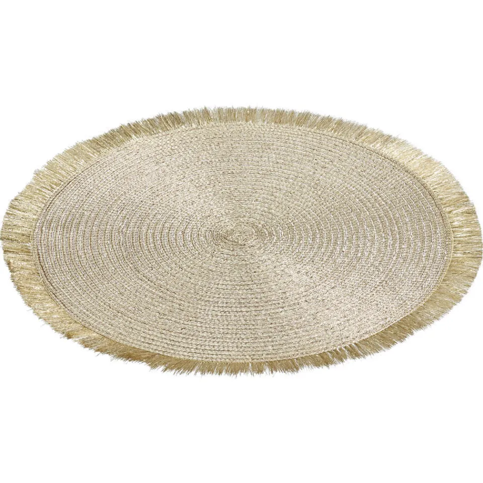 Placemat Rond Goud^ Placemats