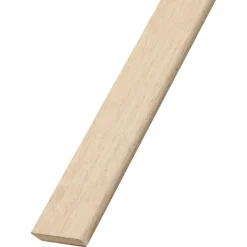 Plakplint Licht Eiken MDF 2,4 cm^ Plinten