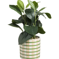 Plant In Pot Carreaux^ Kunstplanten & Kunstbloemen
