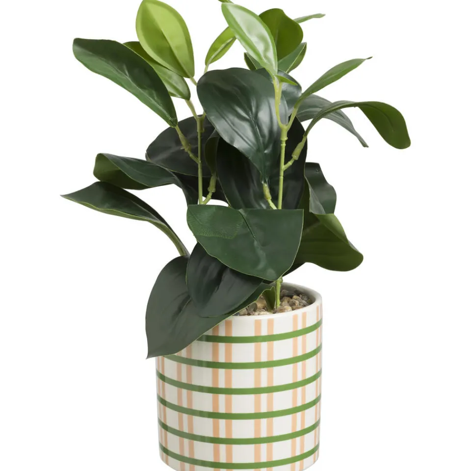 Plant In Pot Carreaux^ Kunstplanten & Kunstbloemen