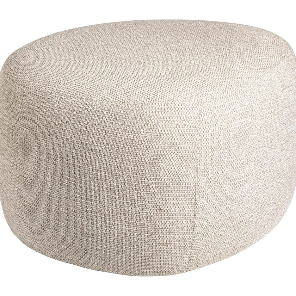 Poef Pedara Zand 57x47x35 cm^ Bekijk Alle Stoelen|Poefen & Hockers