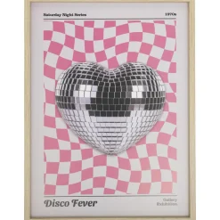 Poster Disco Fever^ Wanddecoratie