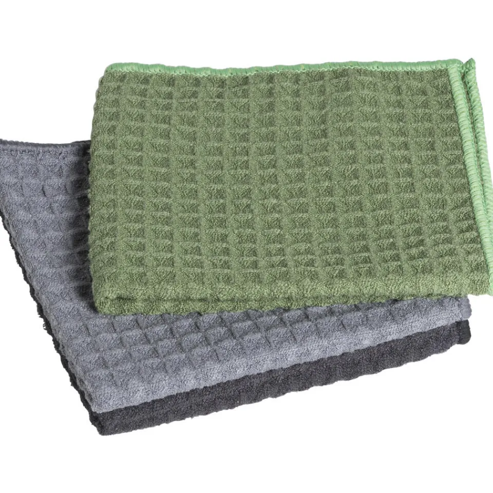 Schoonmaakdoek Leger/ - 3 Stuks^ Schoonmaken