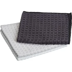 Schoonmaakdoek Zwart/Grijs - 3 Stuks^ Schoonmaken