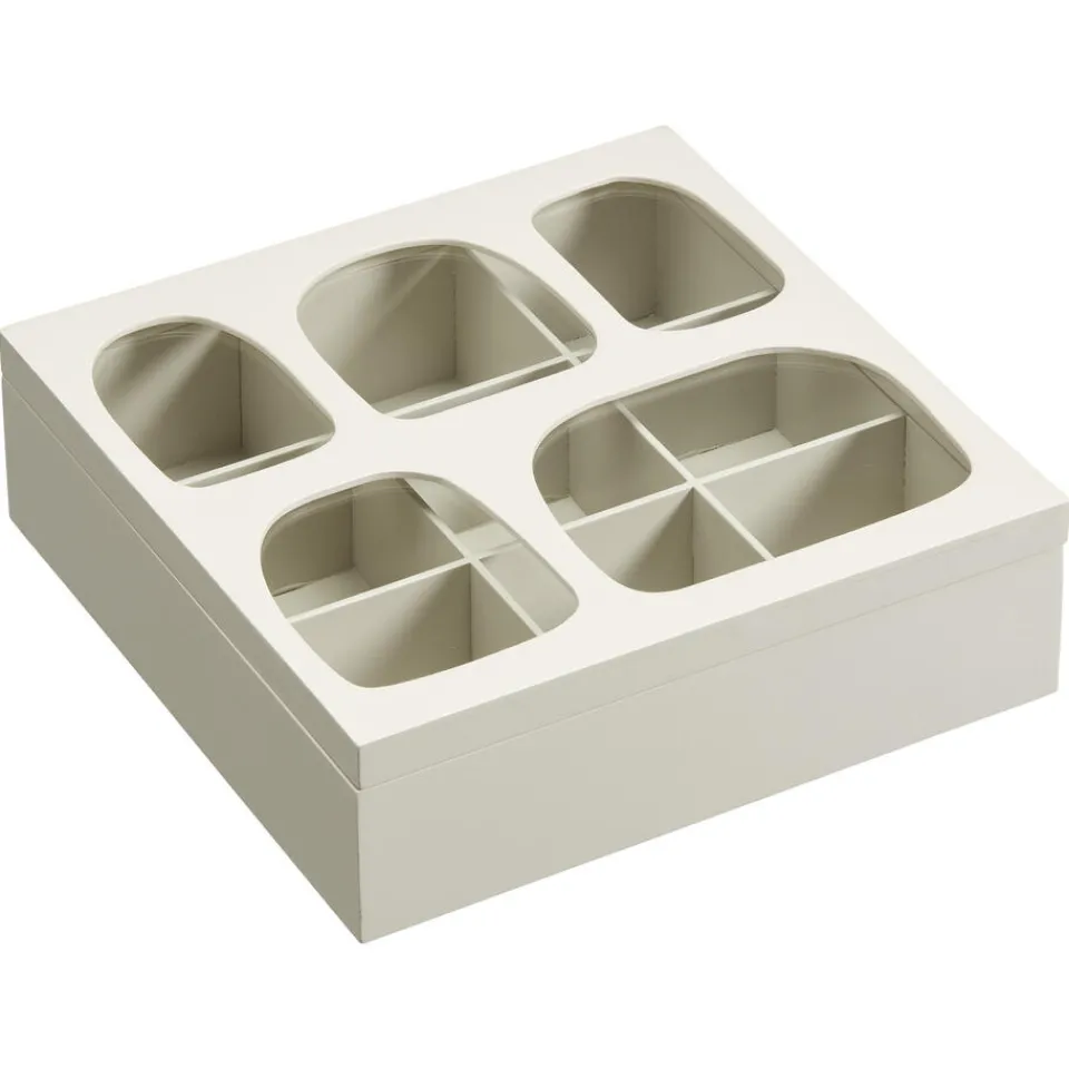 Theedoos Cave Off-White^ Keukenaccessoires
