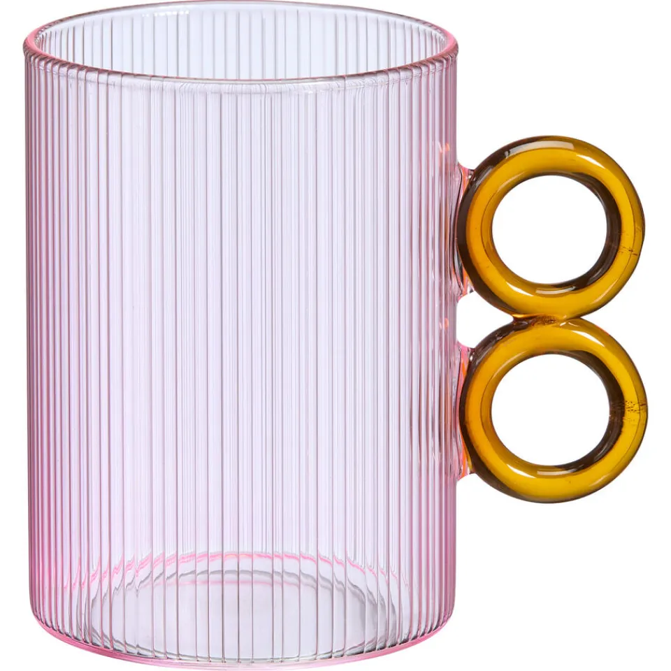 Theeglas Rings /Amber - 480 ml^ Glazen