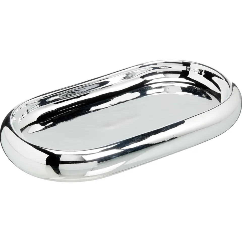 Tray Bumper Zilver Ovaal^ Badkameraccessoires