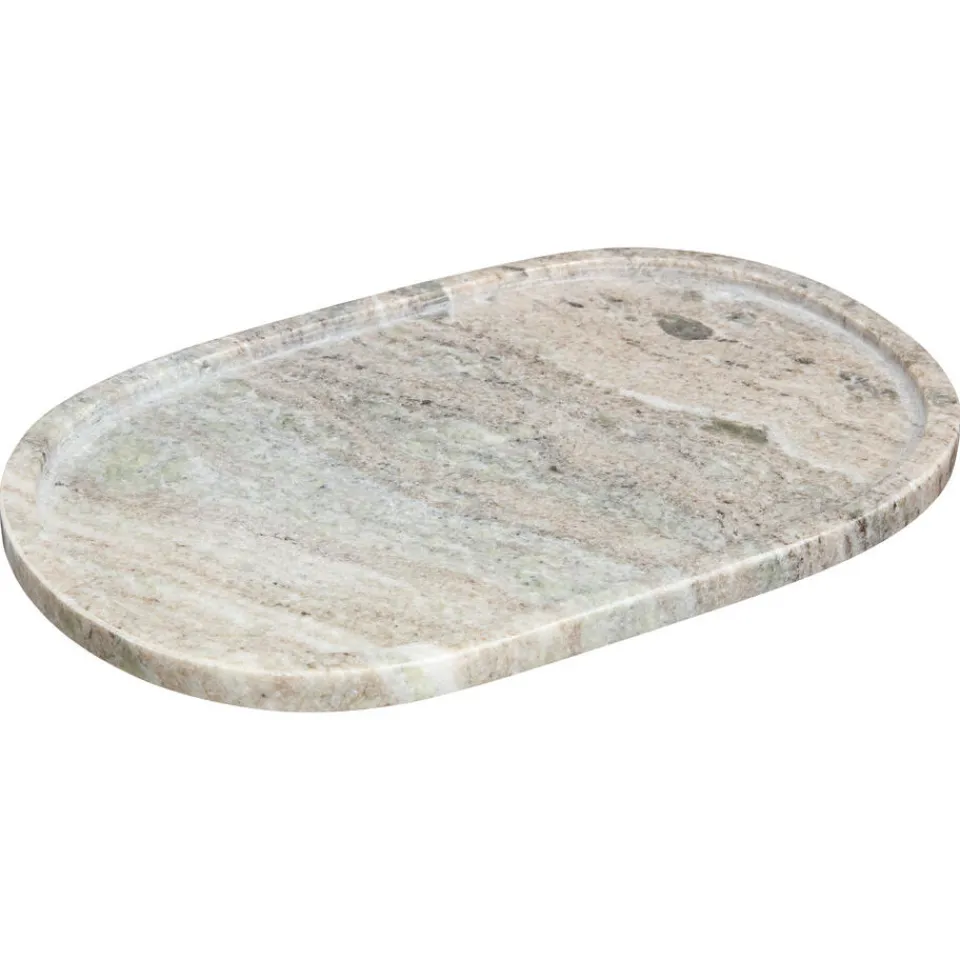 Tray Marmer Organisch 30x20 cm^ Decoratie Schalen|Keukenaccessoires