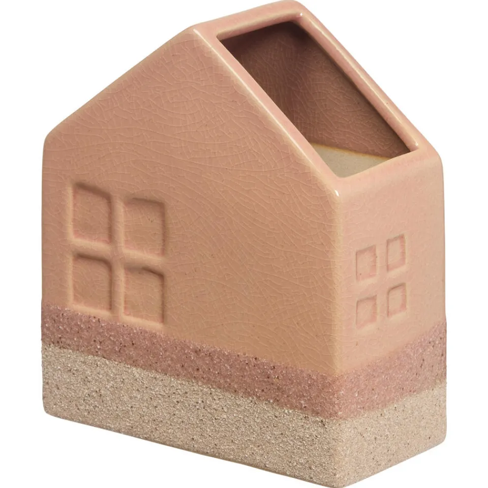 Vaas Huis Terra 14x7,2x15,5 cm 14x7x16 cm^ Vazen & Potten