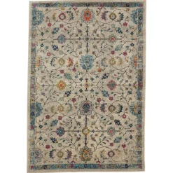 Vloerkleed Tereza Grijs 160x230 cm^ Vloerkleden|Vloerkleden Woonkamer