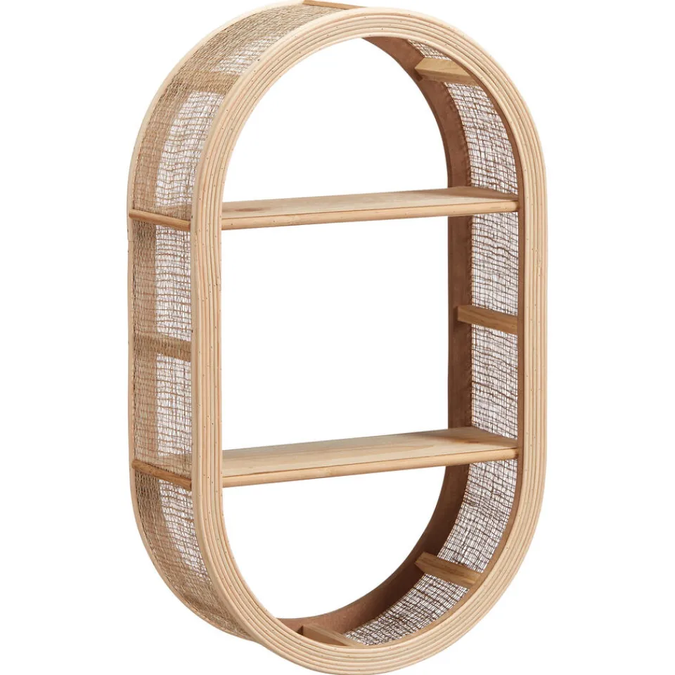 Wandkast Ovaal Naturel^ Wanddecoratie