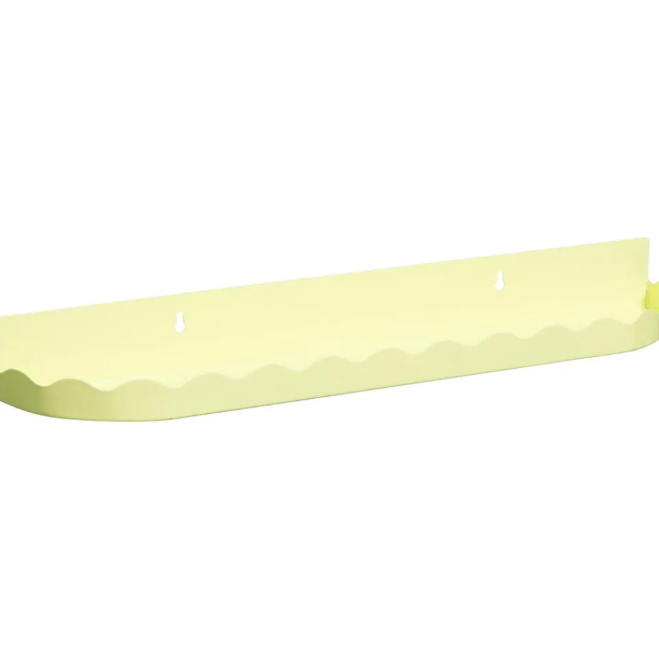 Wandplank Wavy Geel^ Wanddecoratie